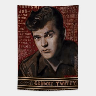 Conway Twitty Tapestry