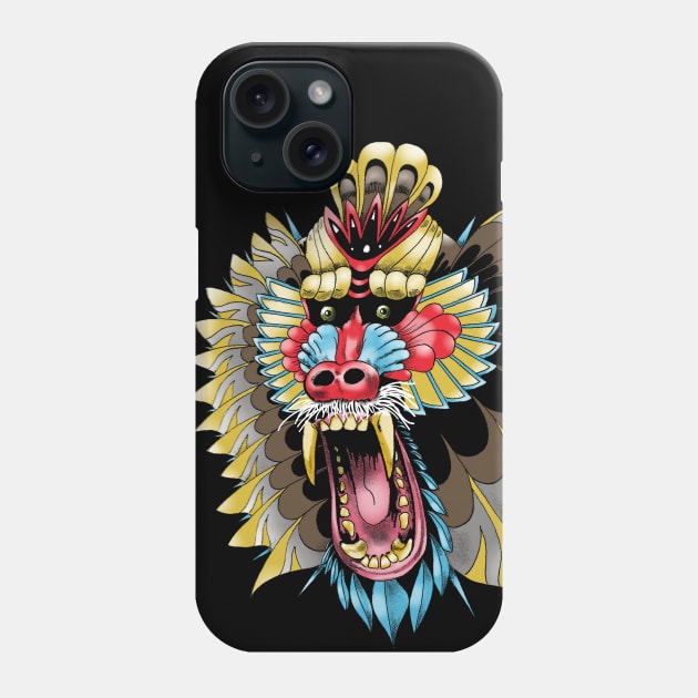 Mandrill Phone Case by ThePunkPanther