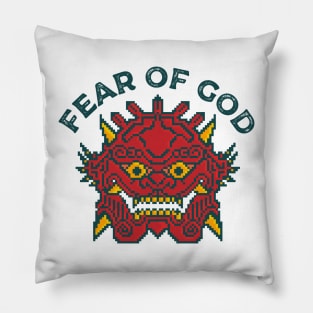 Yokai Mask Fear of God Pillow