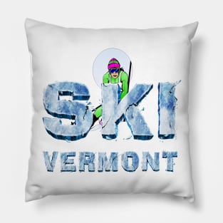 Ski Vermont Pillow