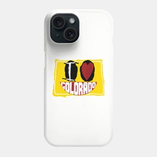 I Love Colorado Smiling Happy Face Phone Case