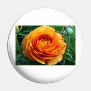 Orange flower Pin