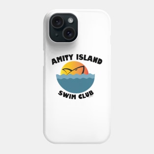 JAWS Movie Amity Island Swim Club Phone Case