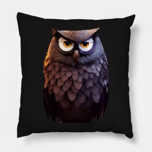 The Great Horn Owl Pillow