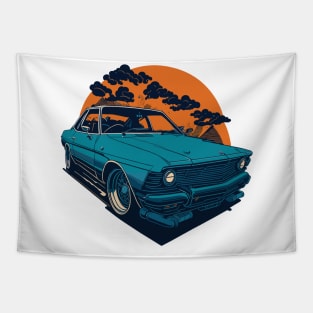 toyota 90s Classic Car Tapestry