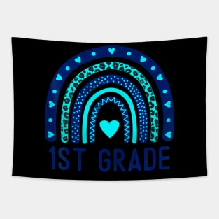 1St Grade Rainbow Teacher Hello First Grade Back To School Tapestry