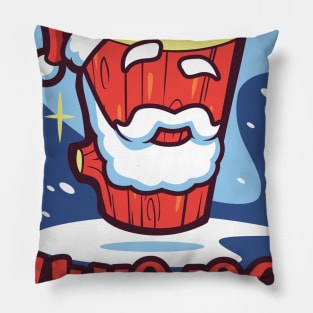 Yule Log by Blammo! Pillow