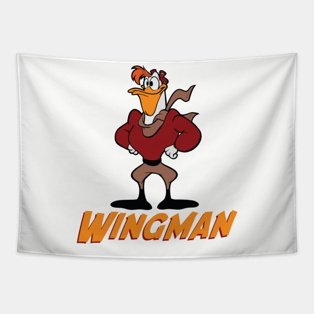 Wingman - Launchpad McQuack Tapestry by AlteredWalters