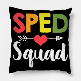 Sped Squad Special Education Teacher Student Pillow