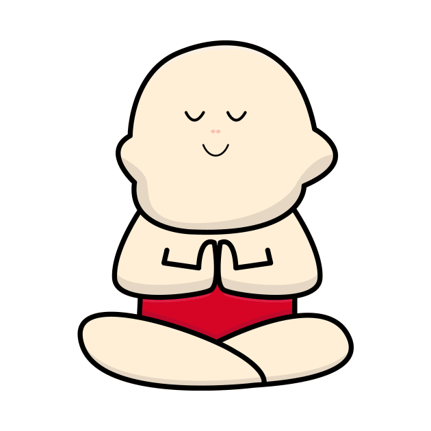 International yoga day with cute baby character by Bekis