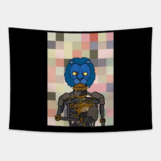 Tosca - Robotic Wonder in Pixel Art: Unveiling NFT Tosca on TeePublic Tapestry