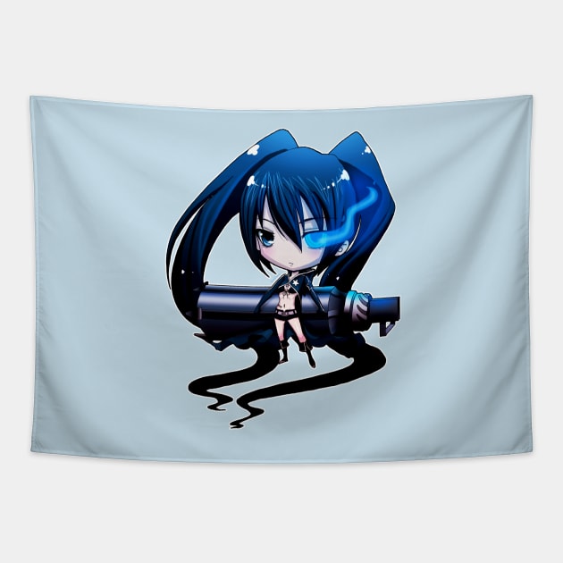 Chibi Black Rock Shooter Tapestry by DasGnomo