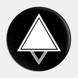 Triangle art Pin