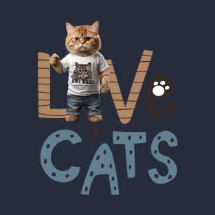 "Pawsitively perfect Cat Lover Tee T-Shirt