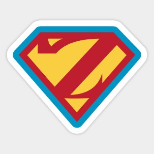 Superman: Unleash Your Inner Hero - Iconic Design Sticker for Sale by Tee  Time