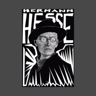 Hermann Hesse in Black and White T-Shirt