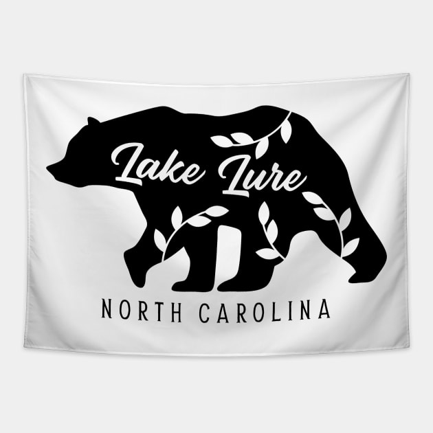 Lake Lure North Carolina Tourist Souvenir Tapestry by carolinafound