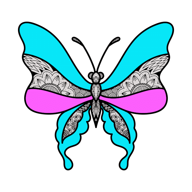 Butterfly Decorative Elegant by Ockoaries