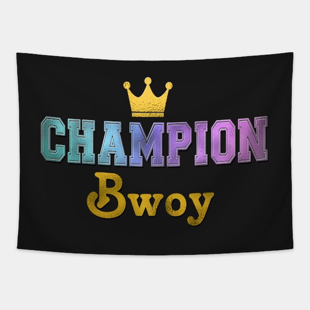 Champion Bwoy Tapestry by Jamrock Designs