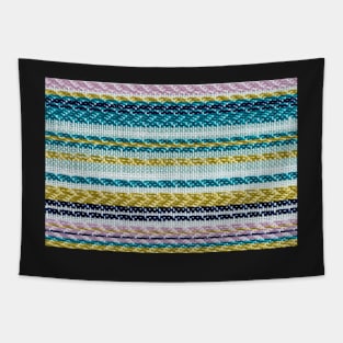 Multi color fabric texture samples Tapestry