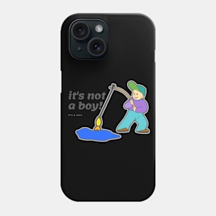 Its not a Boy , its a Man  Young angler Phone Case