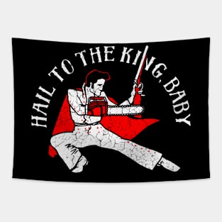 evil dead elvis Tapestry