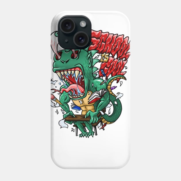 School is Cool! Phone Case by mattleckie