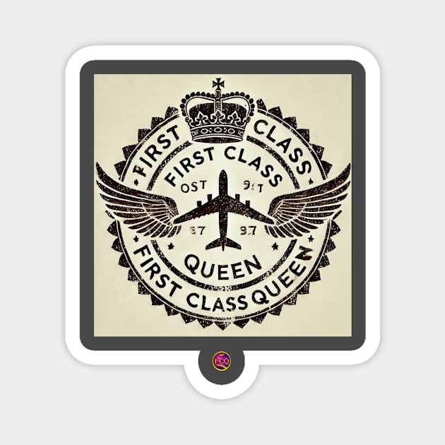 firstclassqueen Passport stamp Magnet by FirstClassQueen