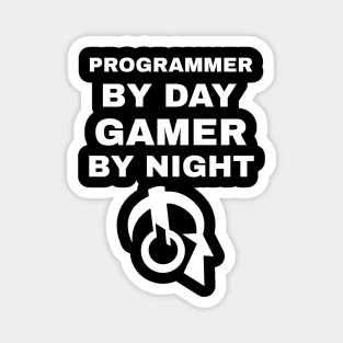 Programmer By Day Gamer By Night Magnet