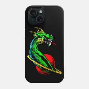 Dragon Planet 8 Bit Art Phone Case