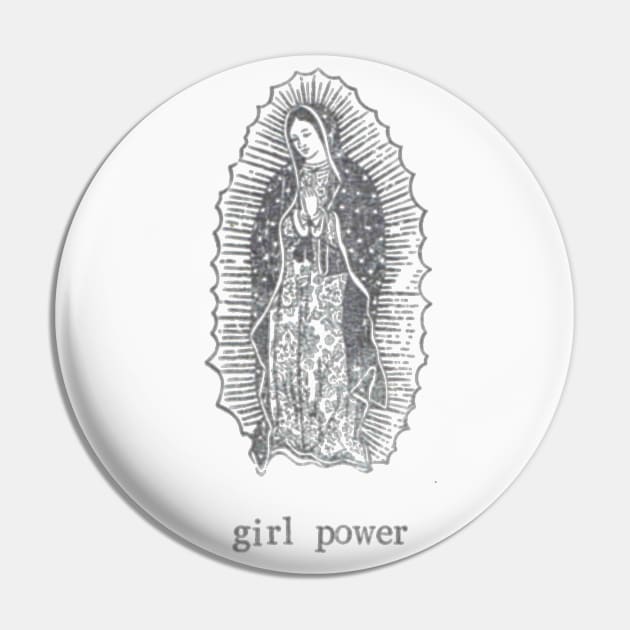 Girl Power Pin by bluespecsstudio