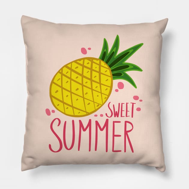 sweet summer Pillow by Pacesyte