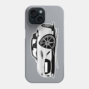 Mazda MX5 (Mk4) White Phone Case