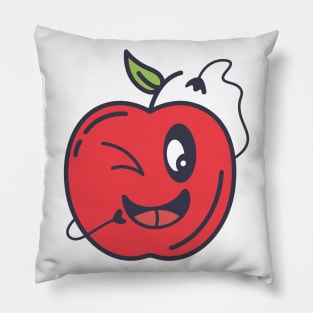 Kawaii Apple Pillow