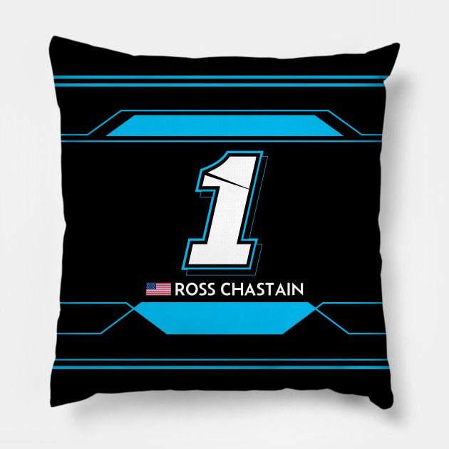 Ross Chastain #1 2023 NASCAR Design Pillow by AR Designs 