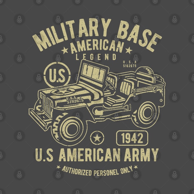 US Army Jeep - American Military Base by Jarecrow 