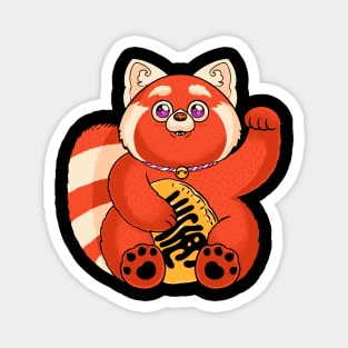 Lucky Red Panda Magnet