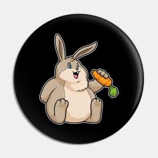 Rabbit with Carrot Pin