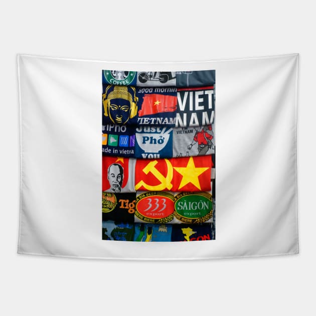 T-Shirts for Sale, Saigon Tapestry by BrianPShaw