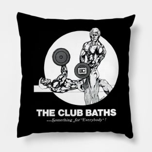 The Club Baths Vintage Retro Gay LGBT Pillow