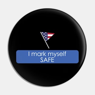 Mark myself safe, survivor, florida strong, hurricane ian,storm,disaster, Pin