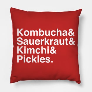 Kombucha & Kimchi & ... Pillow