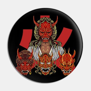 spooky oni Pin