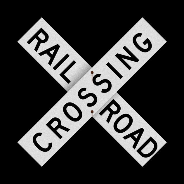 Railroad Xing Sign (classic) by GloopTrekker