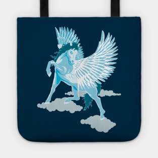 Flying Pegasus Winged Horse in the sky Tote