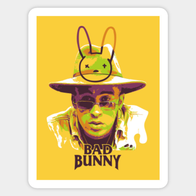Bad Bunny Pop Art Benito Antonio Martinez Ocasio A Puerto Rican Latin Trap And Reggaeton Singer Vega Baja Puerto Rico Rock Music Regaae Youtuber