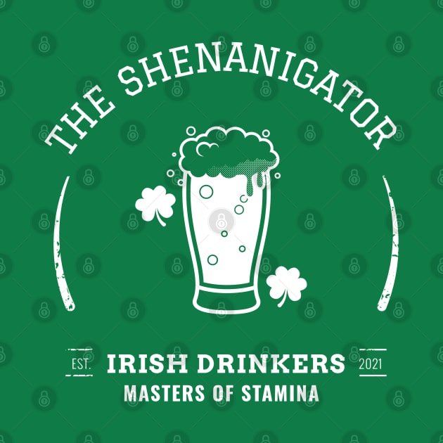 Green Shenanigator - Funny Shenanigans St. Patrick's Day by WonderWearCo 