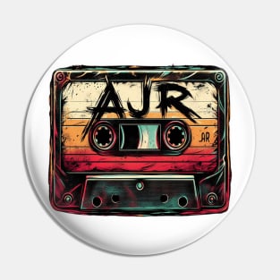 Distressed Cassette tape AJR Pin