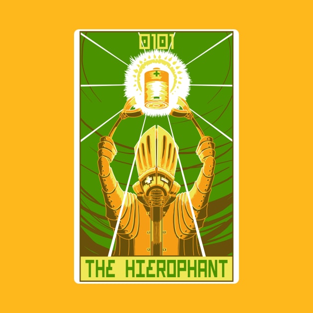 Robo Tarot: The Hierophant by PeterTheHague