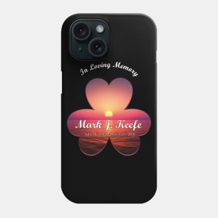 Mark Keefe Shamrock Sunset (on black) Phone Case